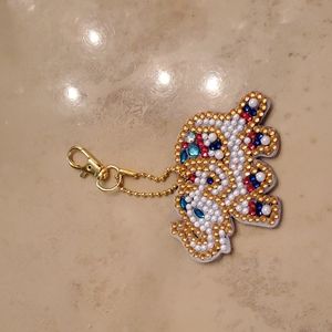 Jeweled Elephant Keychain/Bag Charm nwot